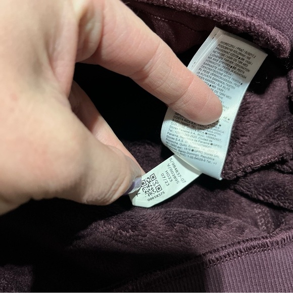 Athleta Girl Feelin' Great 2.0 Girls Sweatshirt L 12 Purple Soft Note - Picture 9 of 11